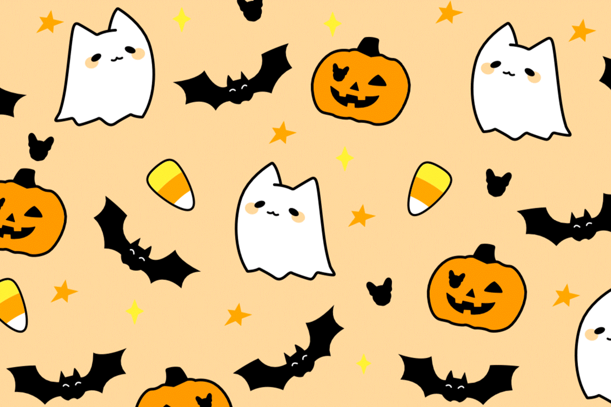 Kawaii Halloween Wallpaper  Download to your mobile from PHONEKY