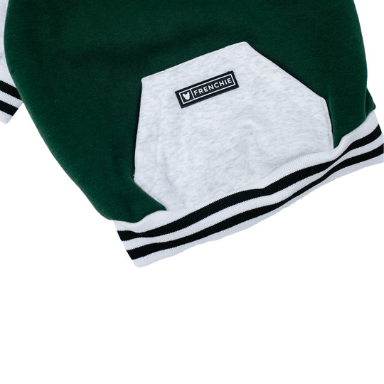 Frenchie Dog Hoodie - Emerald City Varsity