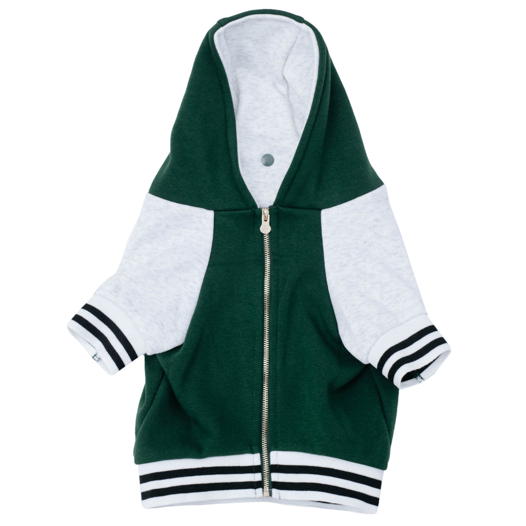 Frenchie Dog Hoodie - Emerald City Varsity