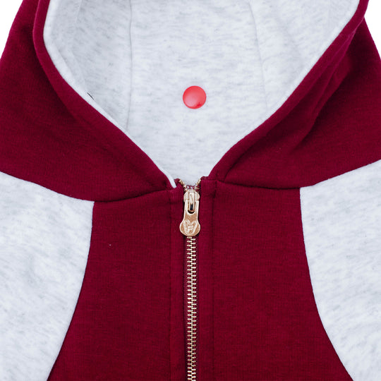 Frenchie Dog Hoodie - Ruby Varsity