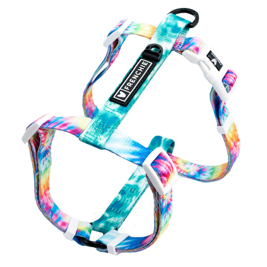 Frenchie Strap Harness - Tie Dye