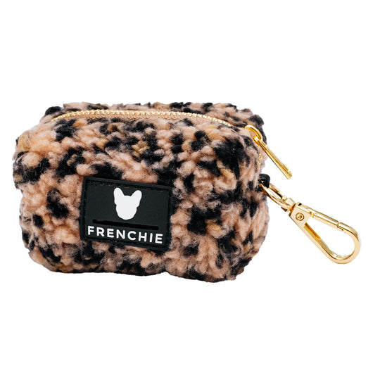 Frenchie Poo Bag Holder - Teddy Leopard