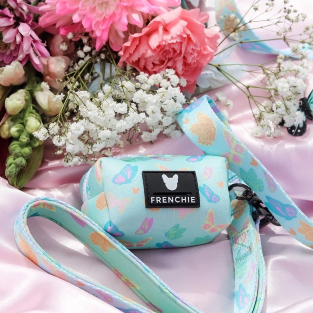 Frenchie Poo Bag Holder - Pastel Butterfly