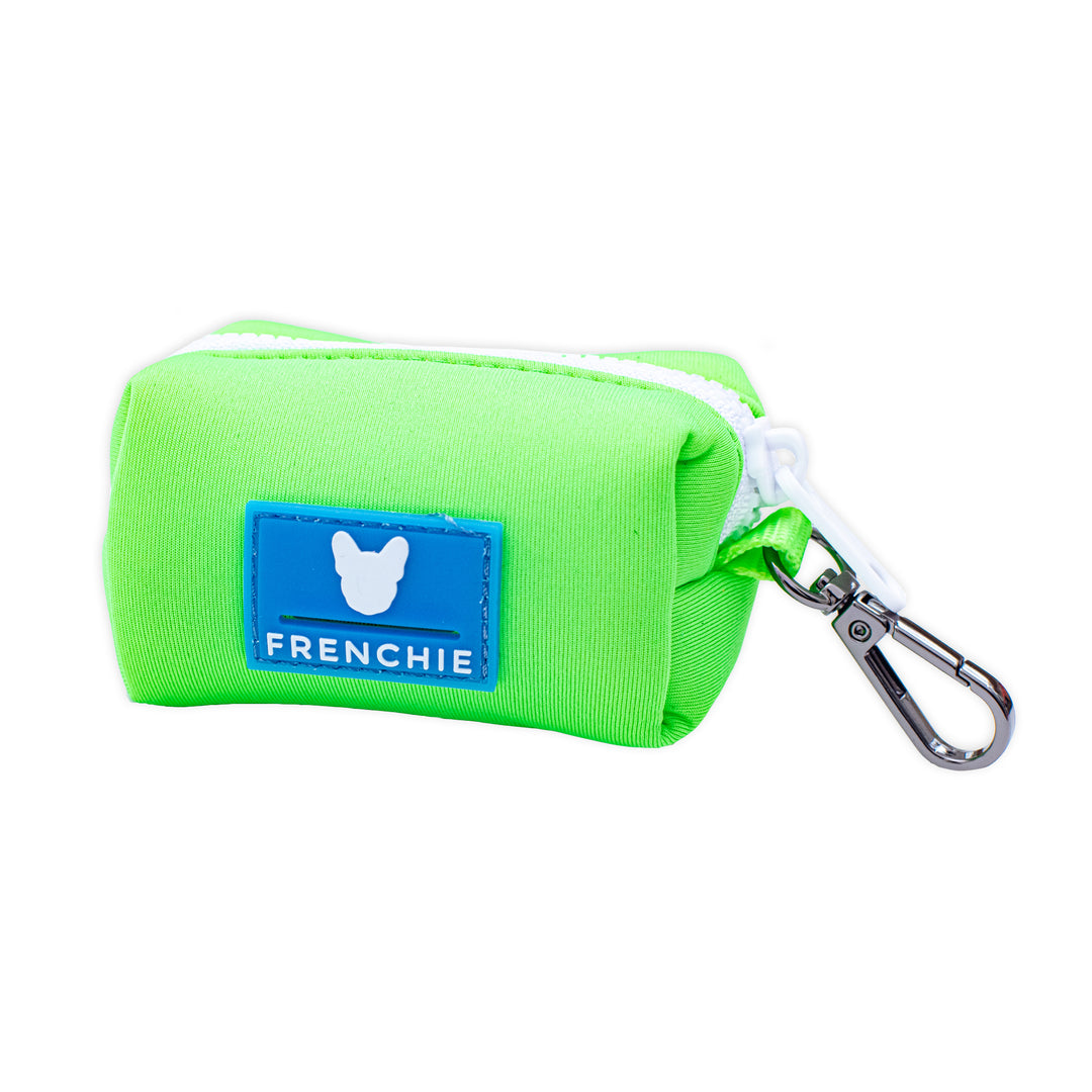Frenchie Poo Bag Holder - Neon Green