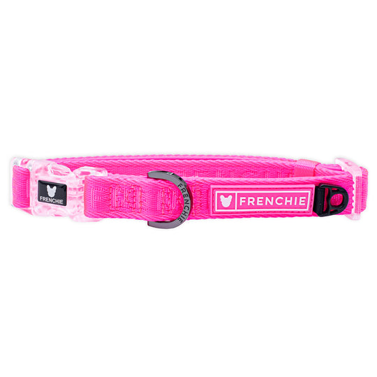 Frenchie Comfort Collar - Neon Pink