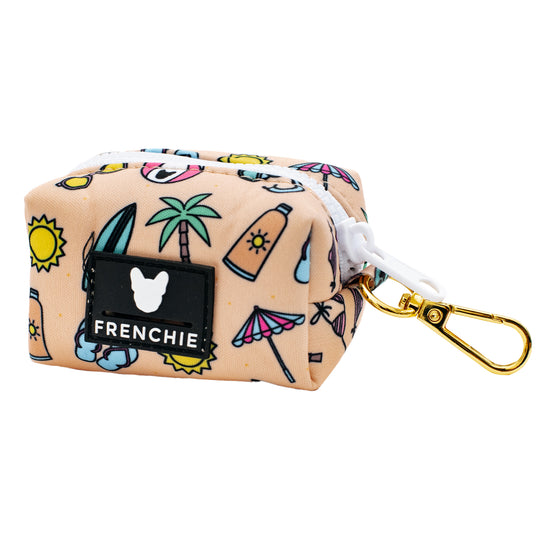 Frenchie Poo Bag Holder - Beach Bum