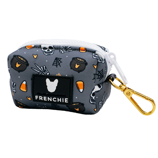 Frenchie Poo Bag Holder - Black Magic