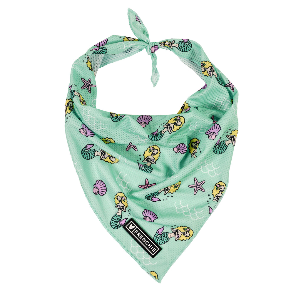 Frenchie Cooling Bandana - Under The Sea - Frenchie Bulldog - Shop Harnesses for French Bulldogs - Shop French Bulldog Harness - Harnesses for Pugs