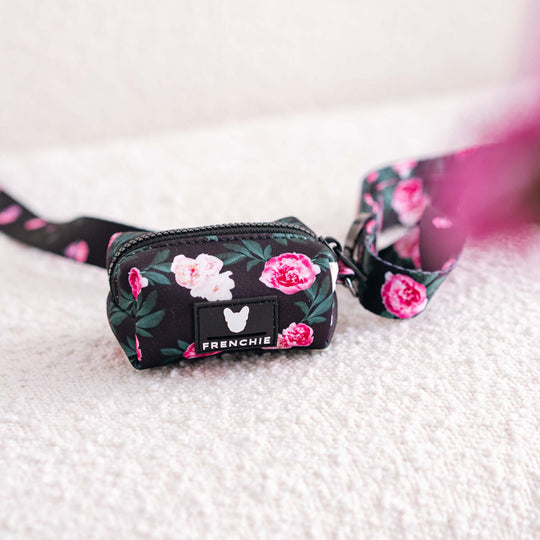 Frenchie Poo Bag Holder - Moody Floral