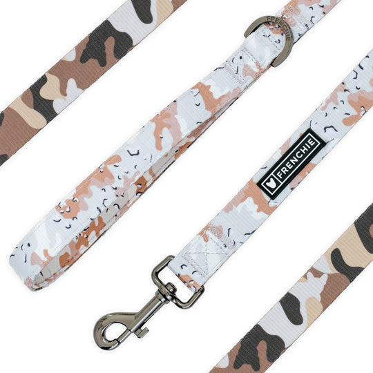 Frenchie Comfort Leash - Desert Camo (Tan)