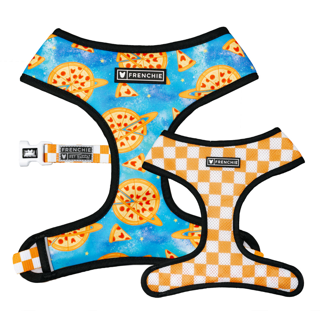 Frenchie Duo Reversible Harness - Galaxy Pizza