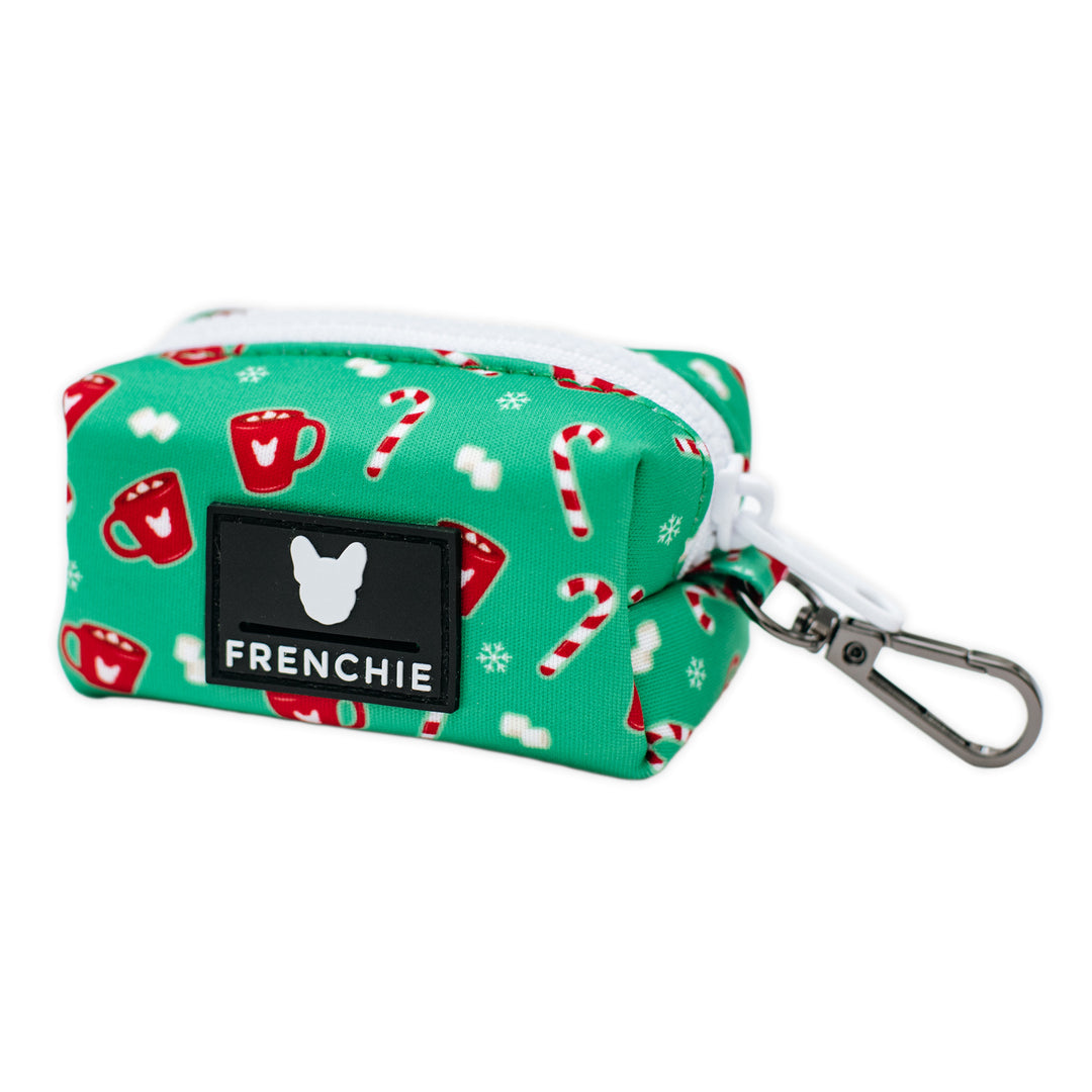 Frenchie Poo Bag Holder - Hot Cocoa (Green)