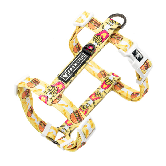 Frenchie Strap Harness - Burger N Fries